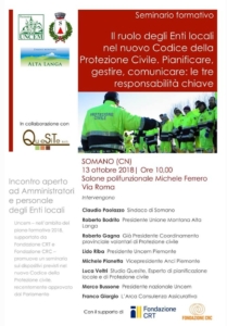 Locandina Somano 13 ottobre 2018